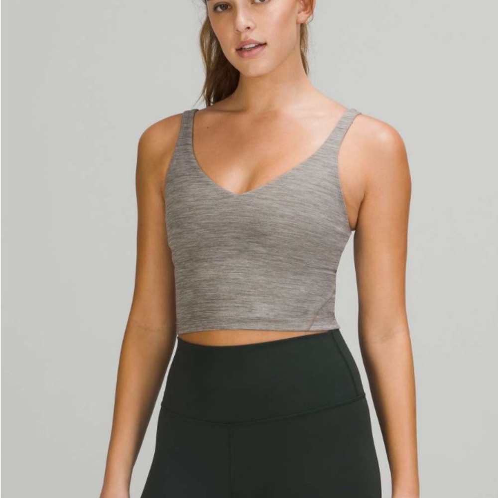 lululemon heathered rover align tank, size 4